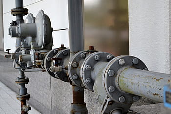 gray steel pipes, water pipe, plumbing, pipeline, equipment, tube, pipe, plumber, metal, piping, repair
