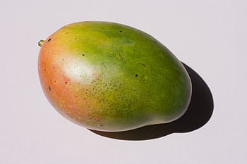 green, fruit, white, surface, mango, tropical