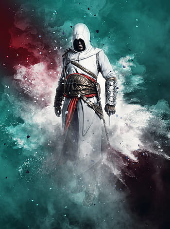 manipulation, assassin creed, photoshop, splash, powder, adobe, card