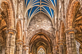 brown, dome building, interior, view, cathedral, church, architecture, historically, middle ages, house of worship, religion