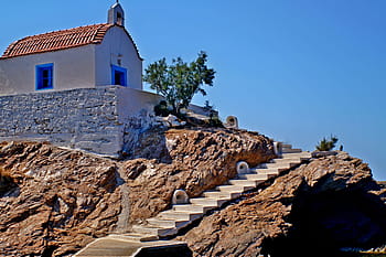 Leros, Ag, Isidore, Dodecanese, architecture, house, outdoors, building Exterior, sky, architecture And Buildings, built Structure