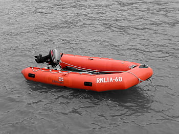 boat, lifeboat, dinghy, water, sea, river, rnli, rescue, services, emergency, transport