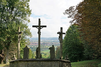 hammelburg, klášter, saaleck, Německo, náboženství, svatý, způsobem křížení, kostel, Zajímavosti, architektura, víra