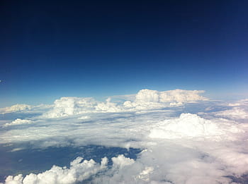 cloudy sky, Clouds, Sky, Blue, above the clouds, sky, blue, from the plane, view, travel, fly, outlook