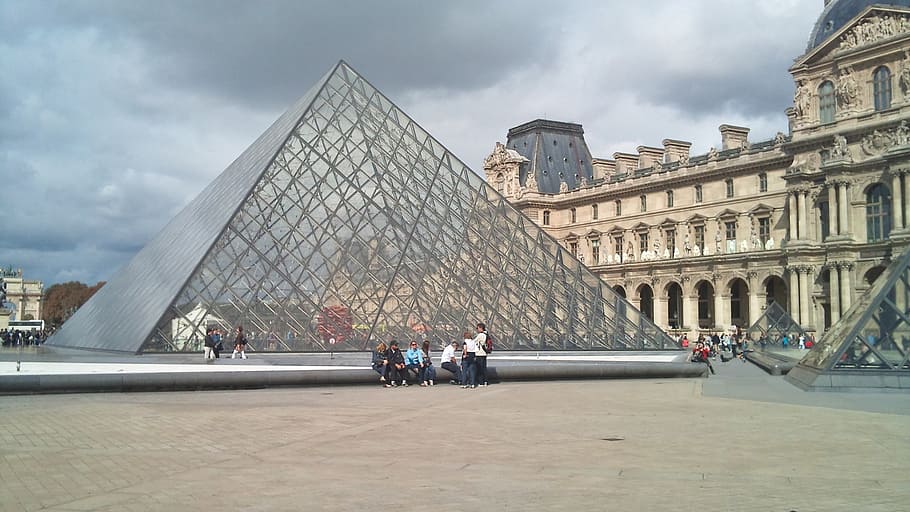 louvre, paris, france, architecture, europe, museum, tourism, historic, culture, statue, monument