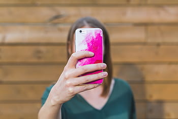 osoba hospodářství telefon, lidé, žena, telefon, ruka, Fotoaparát, zeď, mobilní telefon, chytrý telefon, ženy, hospodářství