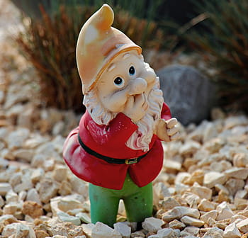 keramická figurka gnome, zahradní trpaslík, trpaslík, dekorace, postava, imp, deco, roztomilý, legrační, zahrada, sladký