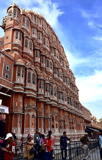 Jaipur, hawa mahal, tra, arkkitehtuuri, Aasia, kuuluisa, Intia, Mahal, monumentti, palatsi, matkailu