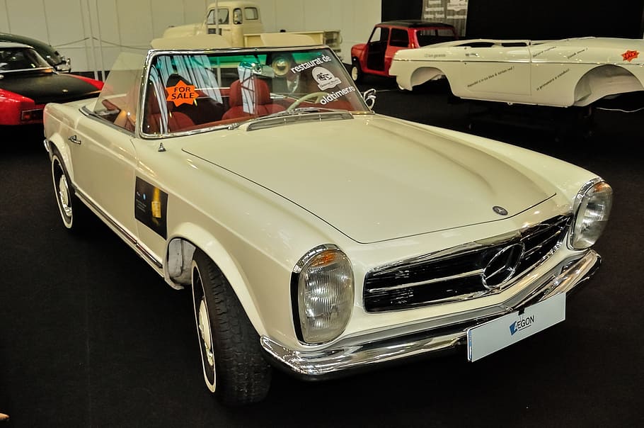 mercedes benz, oldtimer, auto, expo, Rychlost, vozidlo, sport, izolovaný, závody, automobil, řídit