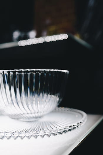 artesanal, vidro de cristal, Luxo, vidro, polonês, cristal, Huta Julia, louças, prato, talheres, restaurante