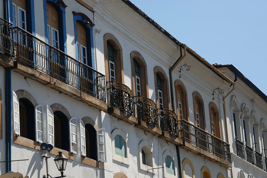 city ​​of gold, state of minas gerais mg, brazil, architecture