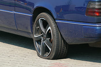 modrý, vozidlo, ploché, zadní, pneumatika, auto, auto pneumatiky, kolo, kola, profil, zralý