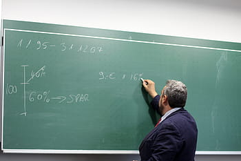 muž, psaní, tabule, učitel, prkno, tutor, škola, výcvik, výuka, Učit se, vzdělání
