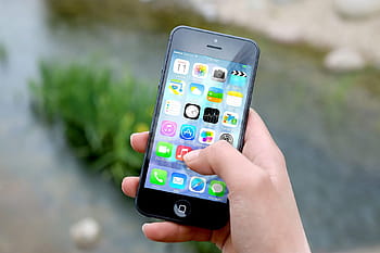 osoba, hospodářství, Černá, iPhone 5, iphone, chytrý telefon, aplikací, jablko vč, mobilní telefon, telefon, sdělení