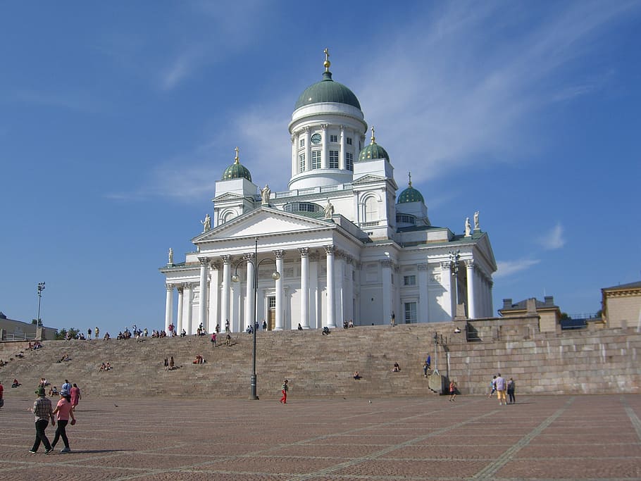 dom, helsinki, church, finland, architecture, famous Place, dome, russia