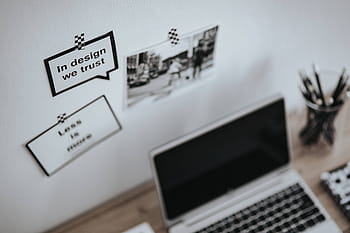kartu, kutipan, hitam-putih, foto, laptop perak, Inspirasional, perak, laptop, ruang kerja, tempat kerja, komputer