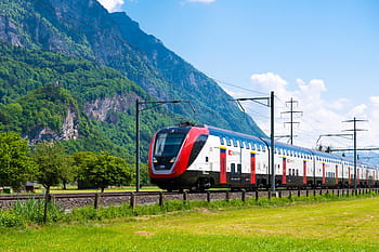 osobní vlak, sbb, vlak, švýcarské federální železnice, lokomotiva, železnice, meziměstský, bombardér, doppelstockzug, db
