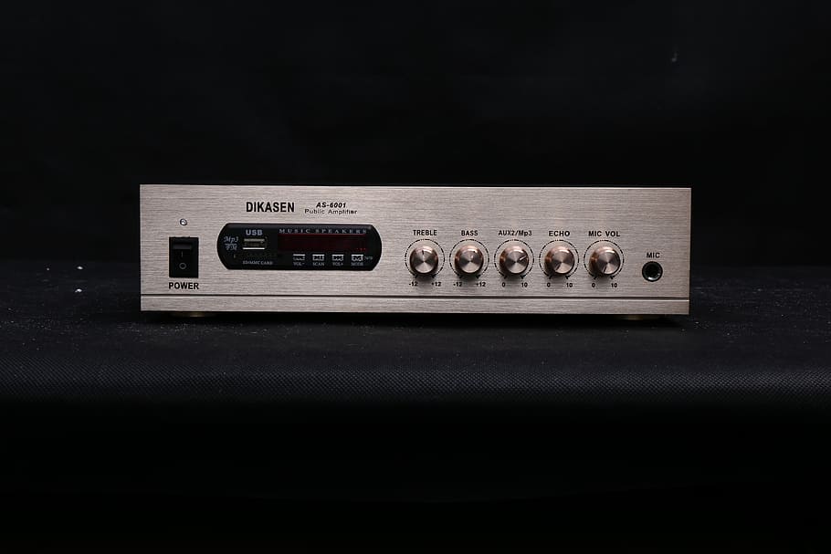 gray, power amplifier close-up photo, hd amplifier, amplifier, di kasen products