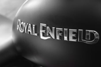 Royal Enfield logo, kolo, kulka, královský, enfield, královský, enfield, královské enfield, Černá, bílý, motocykl, automobilového průmyslu