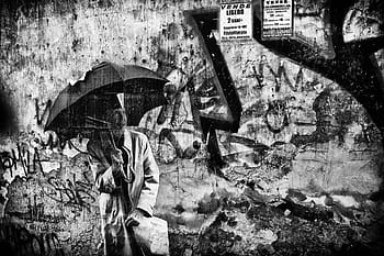 obraz, nalezeno, černobílý, napoli, Itálie, městský, graffiti, pouliční umění, Černý a bílý, vizuální umění, umění a zábavy