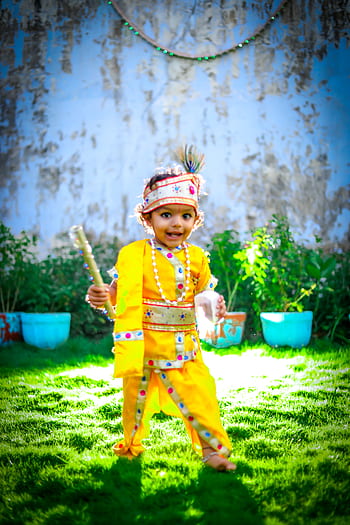 child, god, hinduism, religion, krishna, indian, hindu, flute, spirituality, art, gold