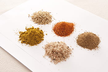 variety, powder spices, spice, seasoning, dining table, cuisine, cooking