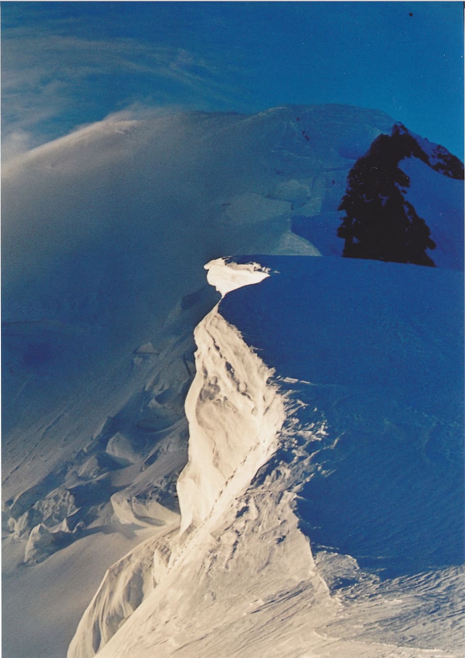 Mont Blanc, sníh, vysokohorský, vysoké hory, chamonix, led, Francie, ochrana proti sněhu
