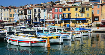 boat, fishing, traditional, the sharp boat, mediterranean, port of cassis, nautical Vessel, harbor, europe, sea, house