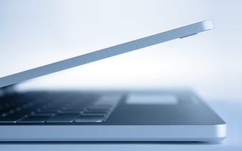 silver laptop computer, computer, laptop, macbook, technology, wireless technology, computer keyboard, communication, portability, close-up, indoors
