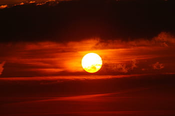 雲、 太陽の風景、 太陽、 日食、 自然、 空、 夕暮れ、 夜明け、 日没、 日の出、 グラデーション