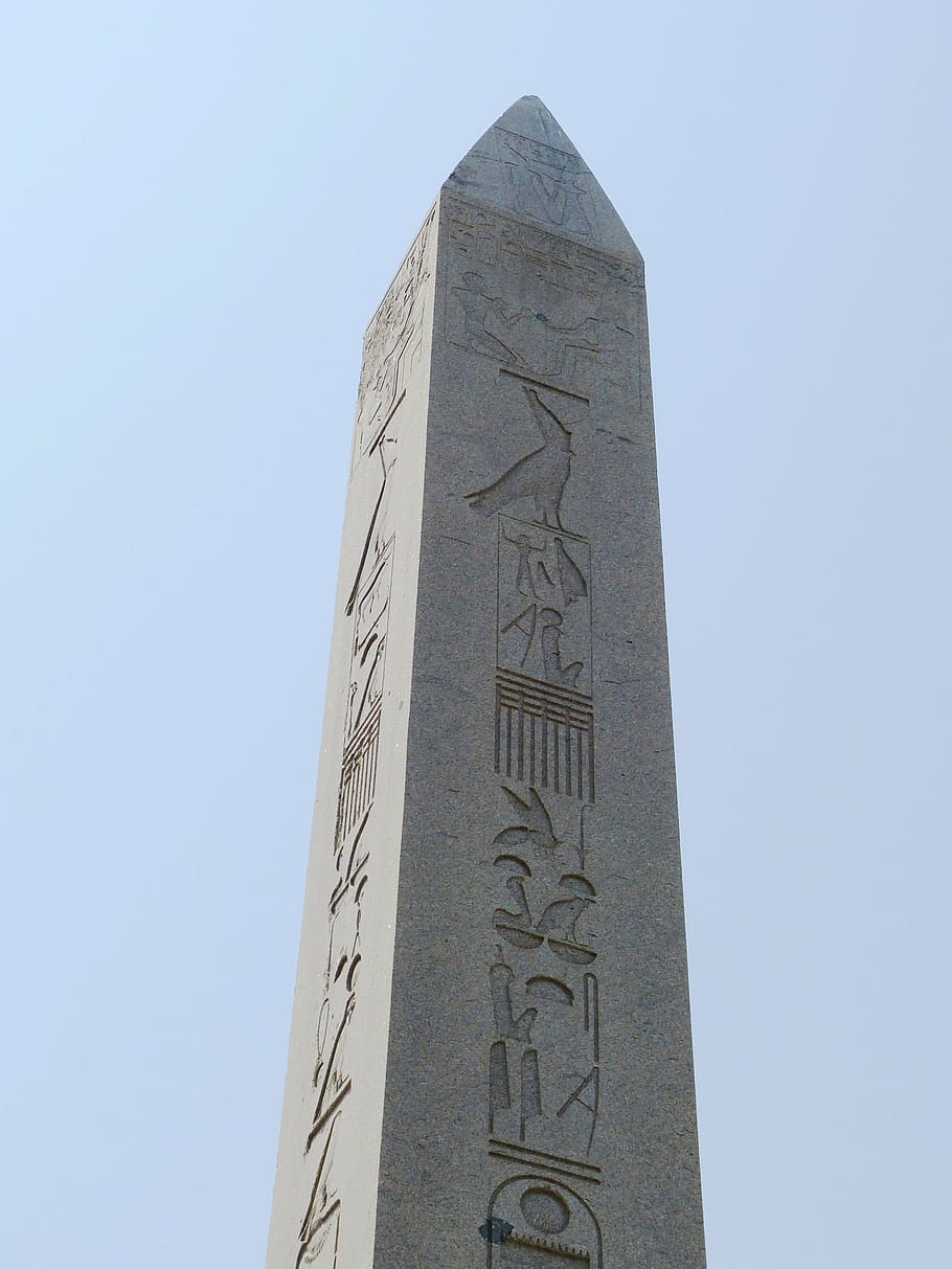istanbul, turkey, historically, space, hippodromplatz, park, pillar, obelisk, egyptian, hieroglyphics