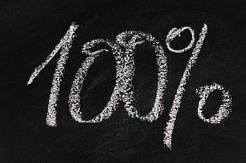 100% chalk, chalk board, one hundred, percent, statistics, money, sign on, symbol, sale, discount, offer