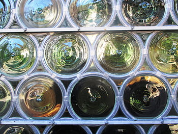 glass, glass blocks, art, colorful, mount, lichtspiel