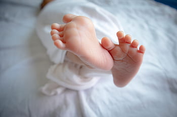 baby, feet, bare, newborn, child, small, infant, birth, human, cute, young