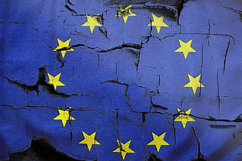 niebieski, żółty, typu split, powietrze, odżywka, flaga, logo, ilustracja, flaga ue, brexit, Europa