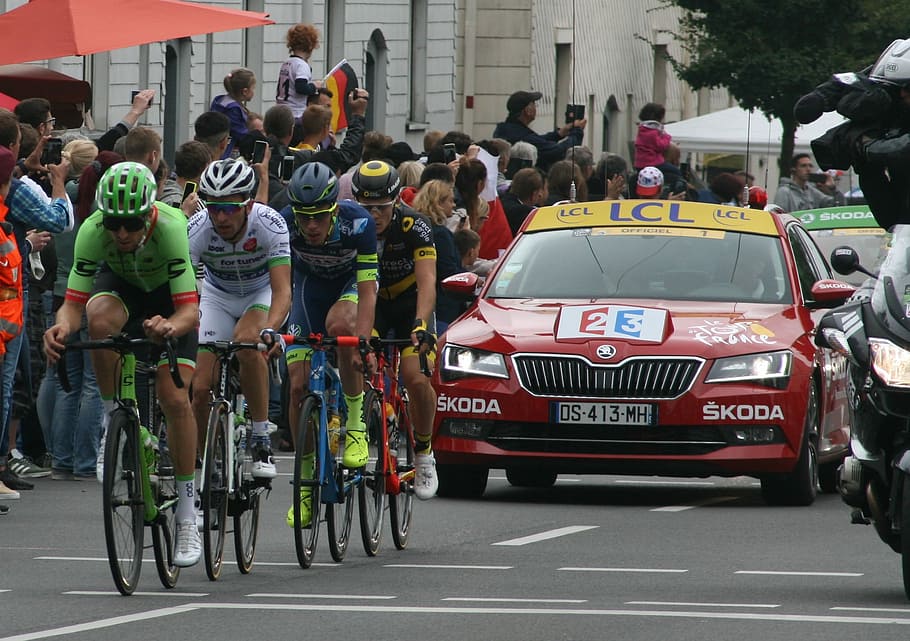 Tour de France, cyklistické závody, 2017, mettmann, přeprava, velká skupina lidí, dopravy, jízdní kolo, cestovat, lidé
