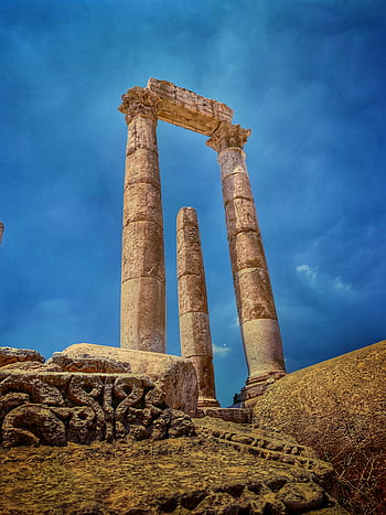 amman, citadel, iphonexs max, travel, ancienet, lightroom, retouch