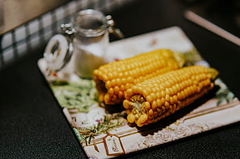 Mazorcas de maíz, amarillo, cocina, cereal, maíz, mazorca de maíz, alimentos, vegetales, frescura, alimentación saludable, primer plano