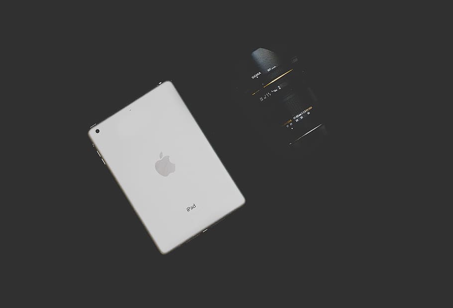 ipad, objektiv, sigma, tableta, pracovní stanice, Fotoaparát, fotografování