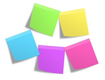 cinque, grafica di piastrelle quadrate a colori assortiti, pubblicalo, memo, gli appunti, colorato, elenco, carta, ambasciata, colore, nota adesiva