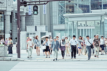 architecture, building, infrastructure, people, walking, men, women, pedestrian, lane, city, urban