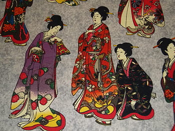 geisha paintings, chinese, geisha, kimono, japan, japanese, asian, culture, traditional, female, girl
