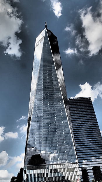 jedno centrum světového obchodu, New York, usa, turistická atrakce, sklenka, panoráma, světové obchodní centrum, Manhattan, nyc, Amerika, impozantní