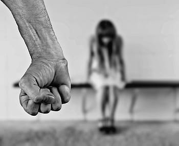 grayscale photo, human, hand, girl, background, fear, woman, stop, violence against women, abuse, beat