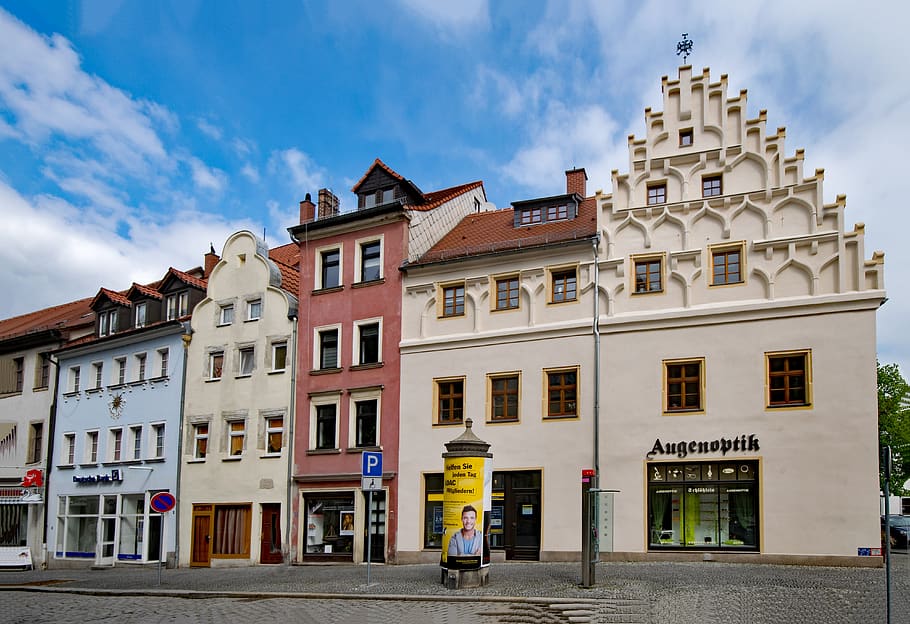 zeitz, saxony-anhalt, Německo, historické centrum, stará budova, prostor, budova, architektura, Zajímavosti