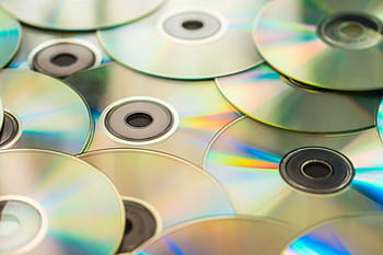 compacto, discos, DVDs # 2, pilha, CD, discos compactos, DVDs, colorido, cópia, verde, mídia