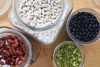 yemek pişirme, malzemeler, üst, Gıda, yenilebilir, mutfak, ev, ev yapımı, Fasulyeler, kavanozlar, tablo