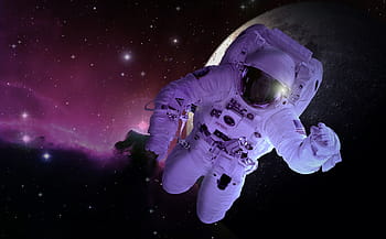 astronaut on galaxy, moon, astronaut, astronomy, forward, space travel, technology, float, space, planet, star