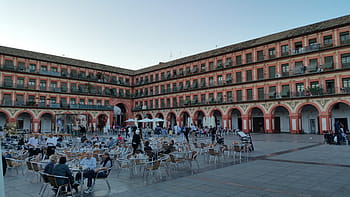 náměstí, de, Los Angeles, corredera, cordoba, plaza de la corredera, historický, architektura, exteriér budovy, velká skupina lidí, destinace
