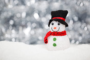 snowman on snow, christmas, snow, snowman, decoration, holiday, symbol, winter, xmas, white, cold